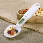 Electronic weighing spoon, white color